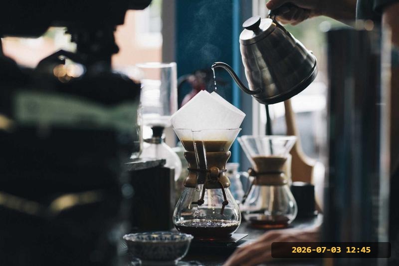 Coffee photograph before timestamp removal